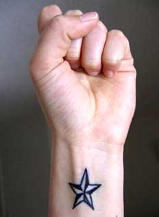 star tattoos on wrist