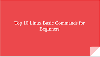 Let's learn some basic linux commands