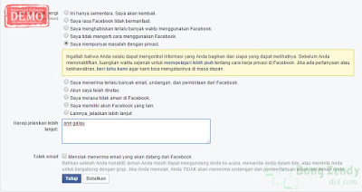 Cara Menghapus Dan Menonaktifkan Akun Facebook Permanent