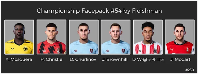 Championship Facepack #54 For eFootball PES 2021