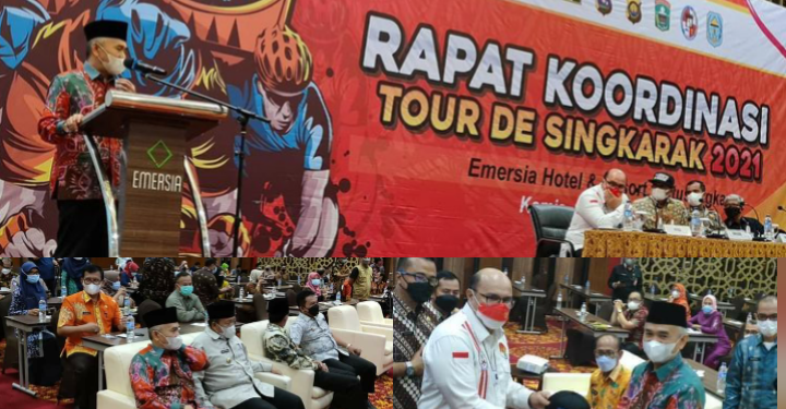 Bupati Kerinci Adirozal Wakili Gubernur Jambi Hadiri Rakor Tour De Singkarak 2021