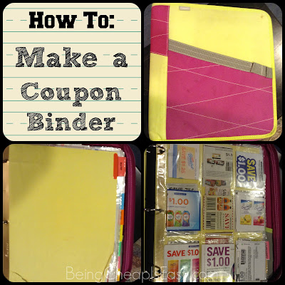 Coupon Binder, Coupon holder, Couponing with Kids