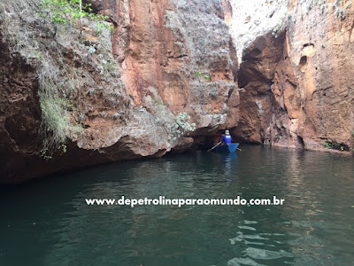 Passeio de jangada na gruta do talhado