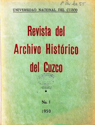 Revista del Archivo Regional del Cuzco