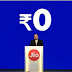 Jio launched Feature smartphone at 0 rupees.