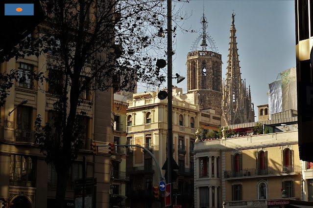 Catedral de Barcelona desde el carrer Argenteria