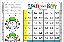 "Spin and Say!" {A Math Game Freebie}