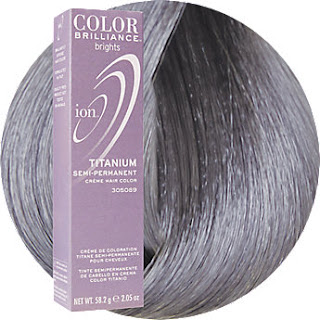 Ion Color Brilliance semi permanent hair color in titanium - How to Achieve Silver Grey Hair at home by Always Caturday