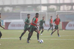 Tiba di Hanoi, Timnas U-23 Langsung Latihan di Lapangan Viettel