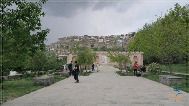 Jardins de Babur em Cabul, no Afeganistão