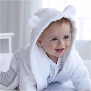 Beautiful Baby Bathrobes / Modeling Baby Bathrobe