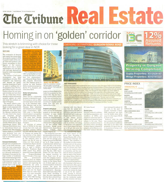Mr. Neeraj Kumar Sharma(CEO, ECNON Group) opinion published in "The Tribune" Newspaper