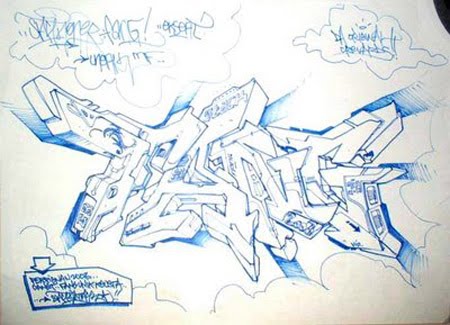 graffiti sketches