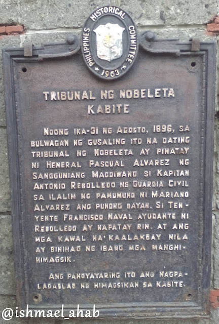 Historical Marker of Casa Tribunal in Noveleta, Cavite