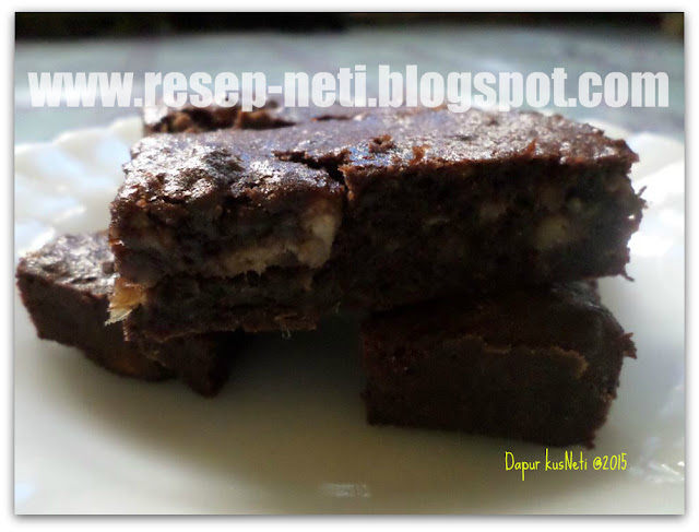 Resep brownies pisang di dapur kusneti @2015