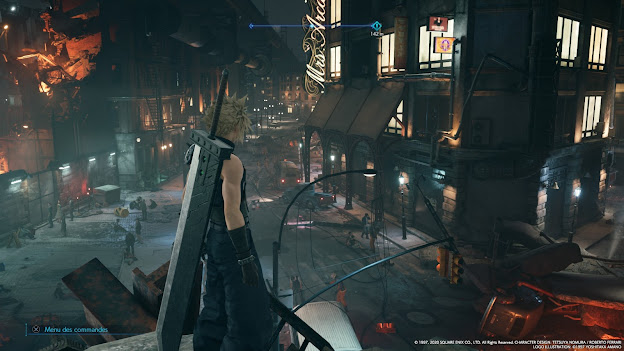 Screenshot du plateau de Midgar dans FFVII Remake