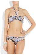 Zimmermann Thistle floral-print halterneck bikini b