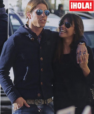 Sergio Ramos with Girlfriend