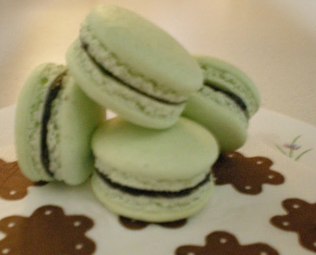 macarons ai mirtilli