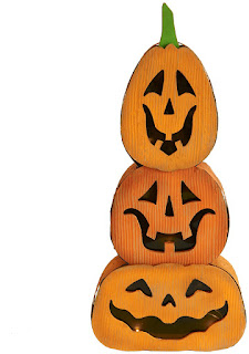  Jackolantern/Pumpkin Stacked Light Decor for Halloween