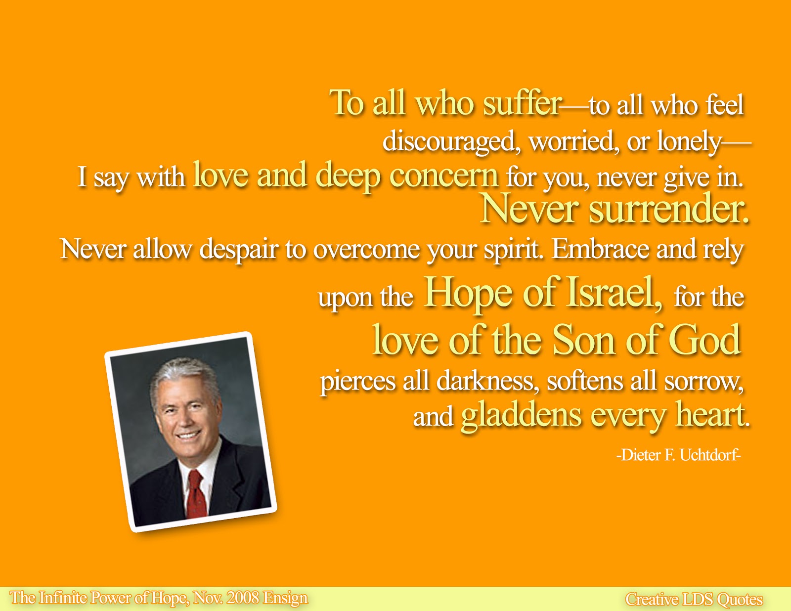 Lds Quotes On Hope. QuotesGram