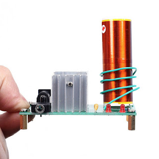 DIY Tesla Coil Suit Ionization Arc speaker Electricity Transmission Kits Toy Hown store