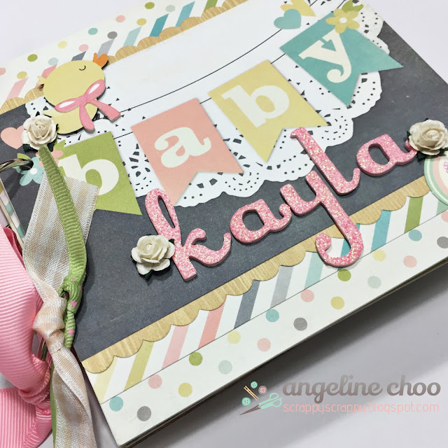 ScrappyScrappy: Welcome little one #scrappyscrappy #baby #minialbum #simplestories #hellobaby