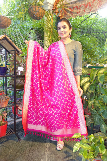 Banarasi Katan silk dupatta