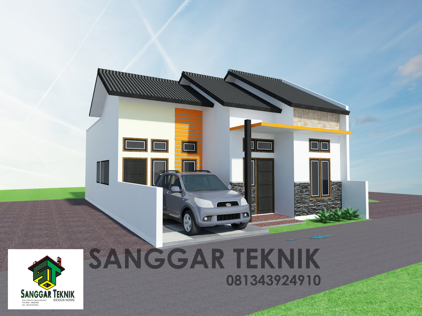 Rumah Minimalis Ukuran 9x9 Gambar Om