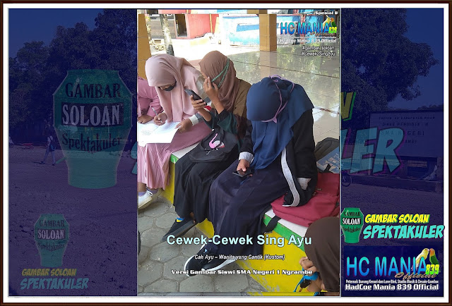 Gambar Soloan Spektakuler - Gambar Siswa-Siswi SMA Negeri 1 Ngrambe - Buku Album Gambar Soloan Edisi 12