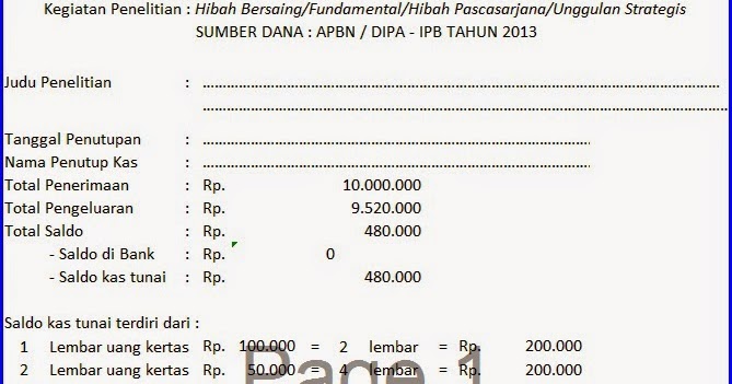 Contoh Laporan Dana Desa - Contoh 408