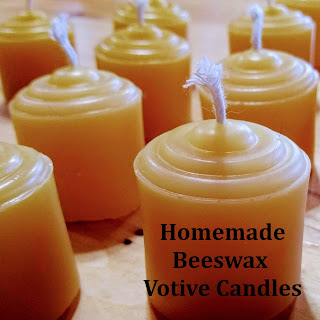 Ruth's Homemade Beeswax votive candles