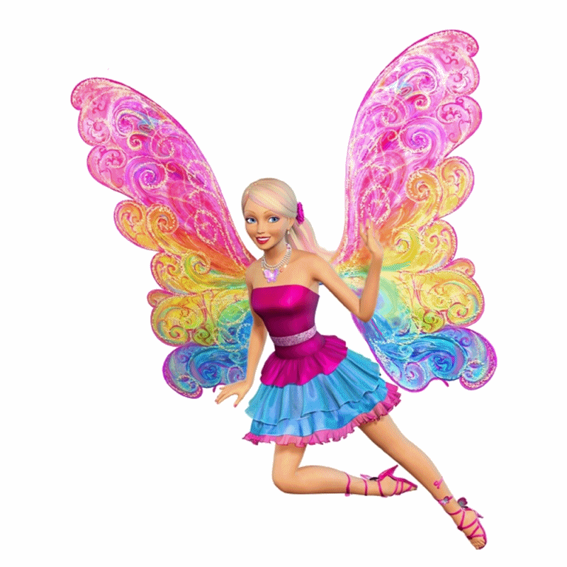 Gambar Animasi Bergerak Barbie Lucu