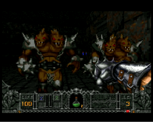 Hexen Sega Saturn Screenshot