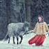 Children And Animals Cuddle In Cute Photoshoots By Russian Photographer Elena Karneeva