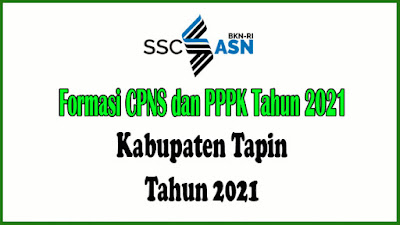 RINCIAN PENETAPAN KEBUTUHAN APARATUR SIPIL NEGERA DI LINGKUNGAN PEMERINTAH KABUPATEN TAPIN TAHUN ANGGARAN 2021