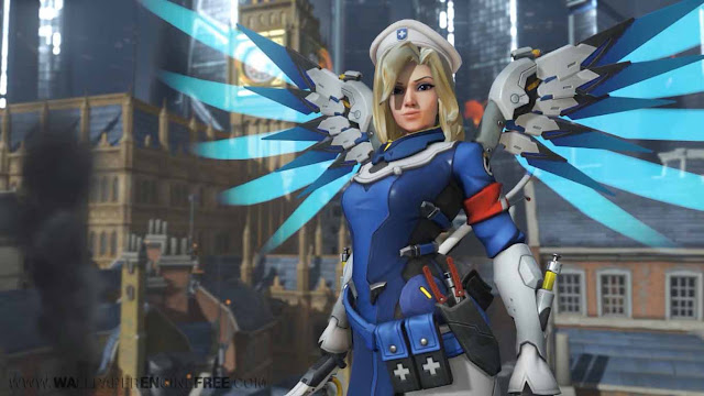 Mercy - Overwatch Uprising Wallpaper Engine