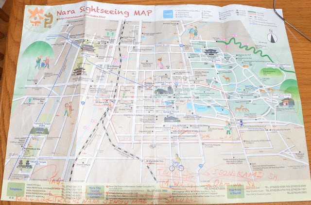 nara map - tourist