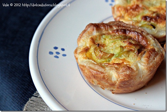 Mini quiches con le zucchine