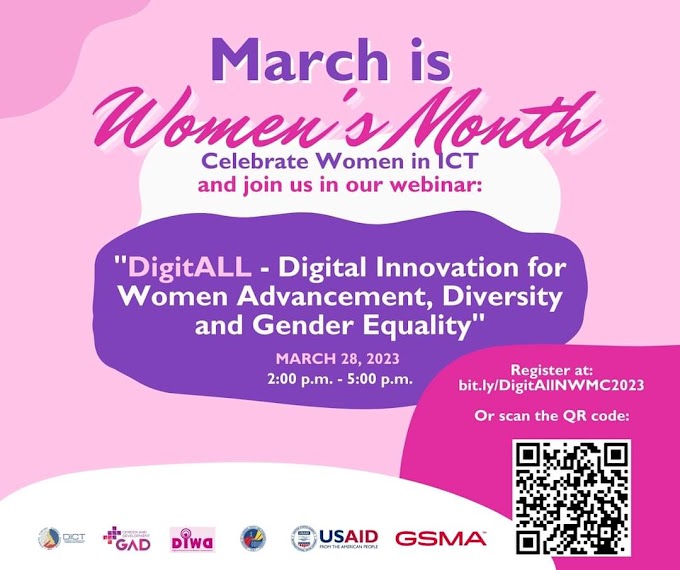 2023 Women International Month | Free Webinar on WE for gender equality and inclusive society | March 2023 | Register here!