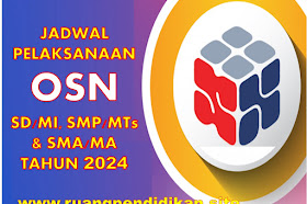 Jadwal Pelaksanaan OSN Jenjang SD/MI, SMP/MTs dan SMA/MA Tahun 2024