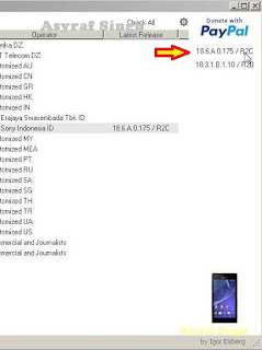 Xperia Firmware Downloader Tool download firmware 