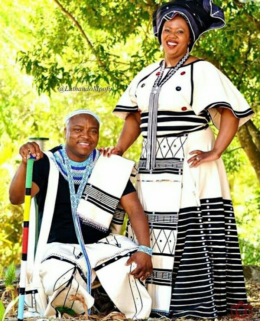 South African Traditional Wedding Dresses: Xhosa Dresses.