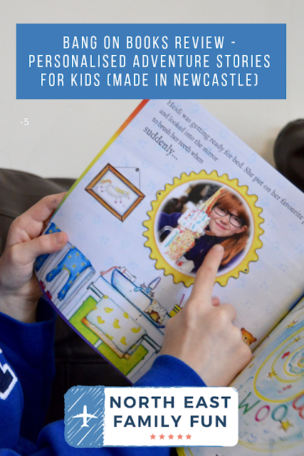 Bang on Books Review - Personalised Adventure Stories for Kids (made in Newcastle)