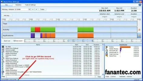تنزيل برنامج ManicTime لمراقبة عملك علي جهاز الحاسوب