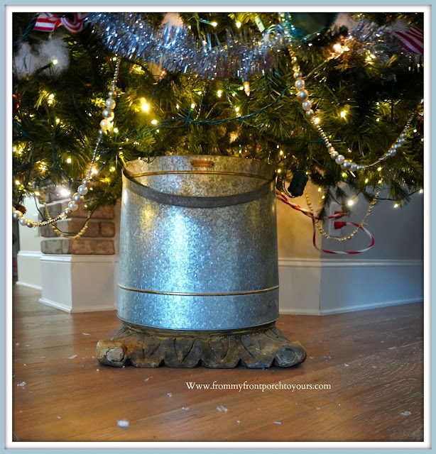 Cottage- Farmhouse -Christmas -Trees-DIY-Custom-Tree-Stand-From My Front Porch To Yours