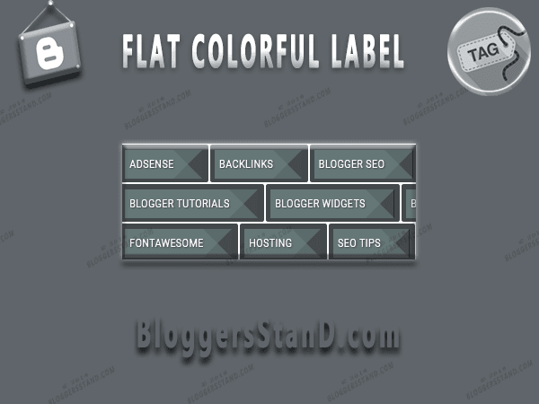 install add together fashionable beautiful custom label widget inward blogger template How To Add Flat Colorful Cloud Label Widget In Blogger