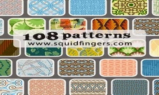 Pack of 108 patterns