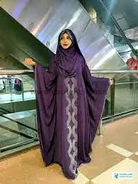 Abaya Iranian Burka Designs - Foreign Burka Designs 2023 - Saudi Burka Designs - Dubai Burka Designs - dubai borka collection - NeotericIT.com - Image no 1