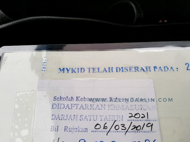 SELESAI DAFTAR DARJAH 1 TAHUN 2021 UNTUK DZAL 